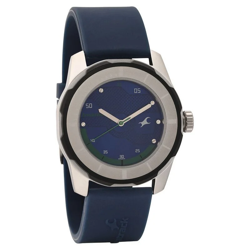 Fastrack Quartz Analog Blue Dial Plastic Strap Watch (NS3099SP05)