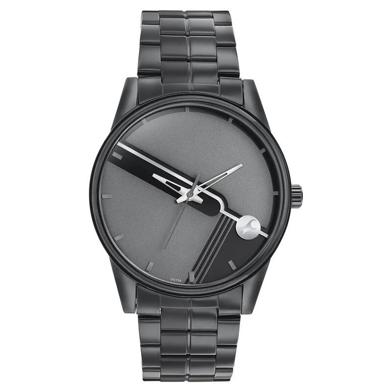 Fastrack Stunners Quartz Analog Grey Dial Stainless Steel Strap Watch for Guys (3305NM02)