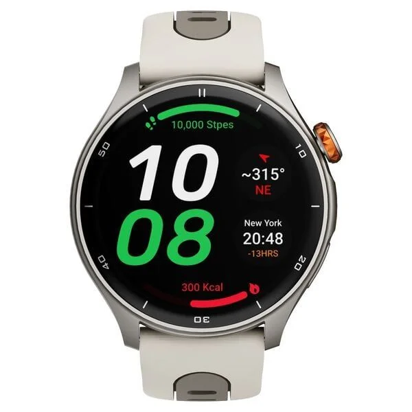 Titan Celestor Advanced GPS &amp; Barometer 3.6 CM AMOLED Display with AOD, Pizoelectric Functional Crown Moonlight Edition (90206AP03)