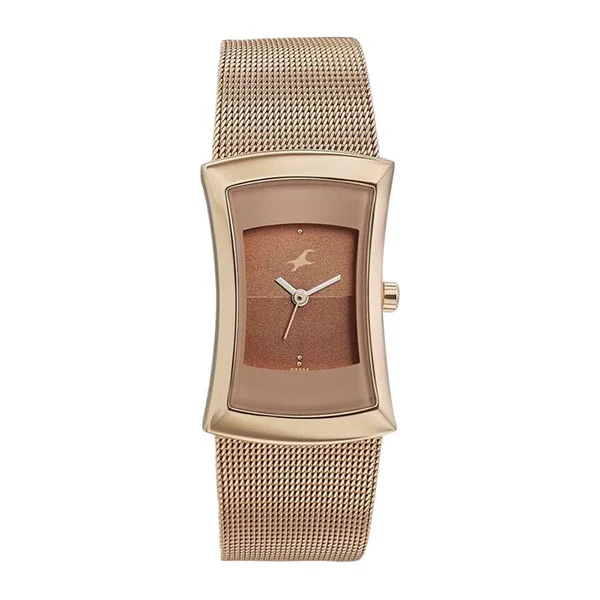 Fastrack Stainless Steel Strap Watch- 6093WM01