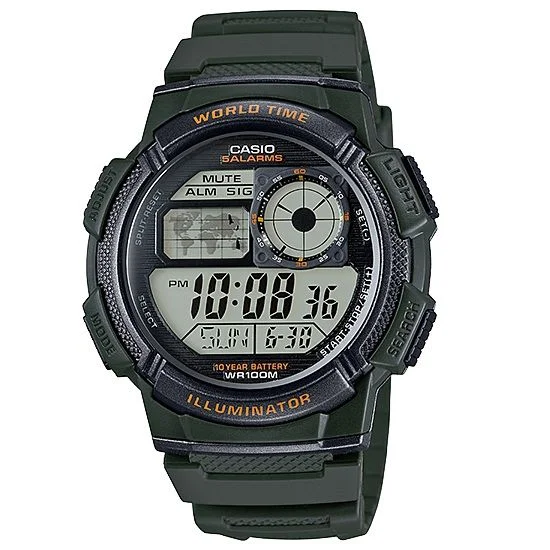 Casio sports watch with world time (AE-1000W-3AV)