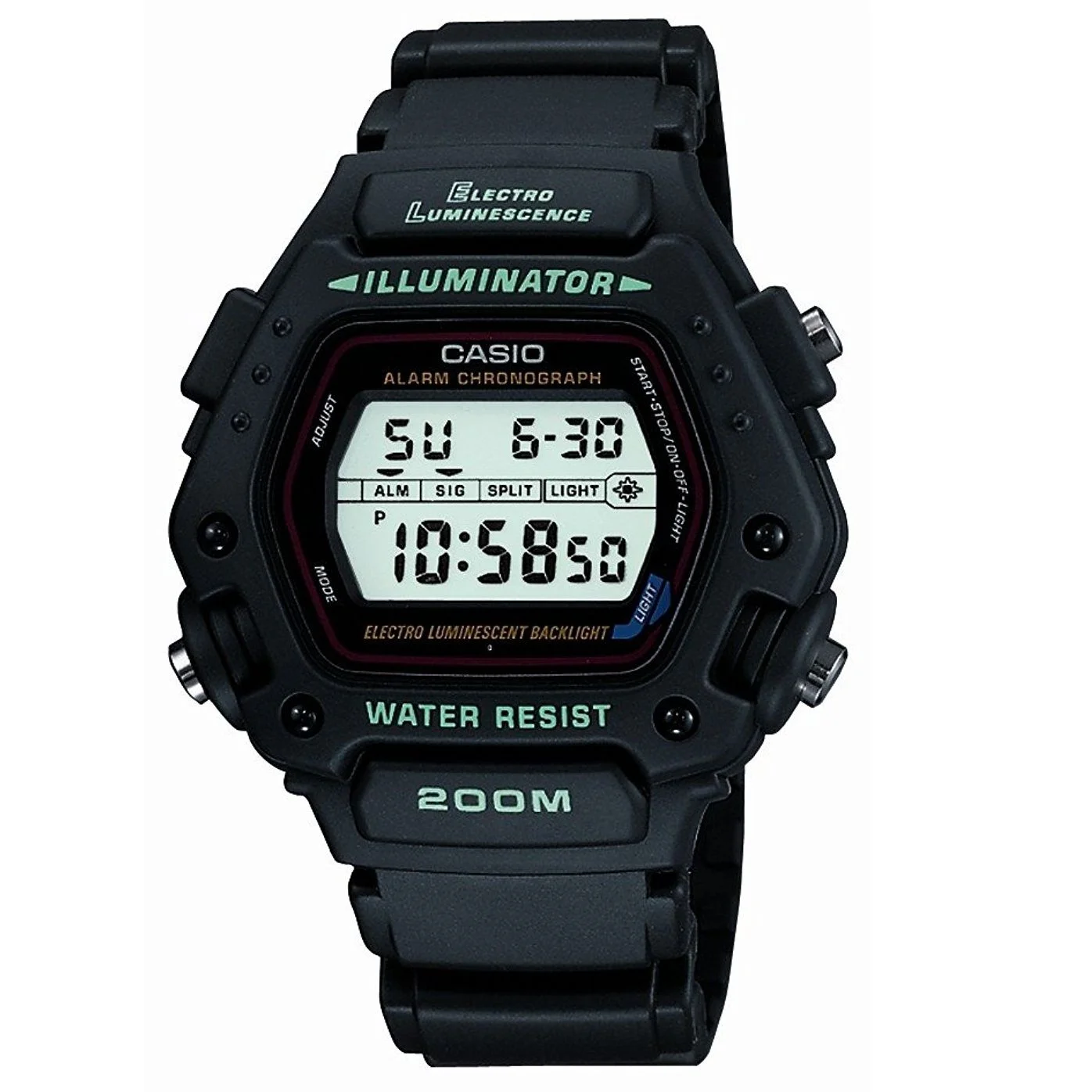 Gents sports watches by Casio (W-740-1VSD)
