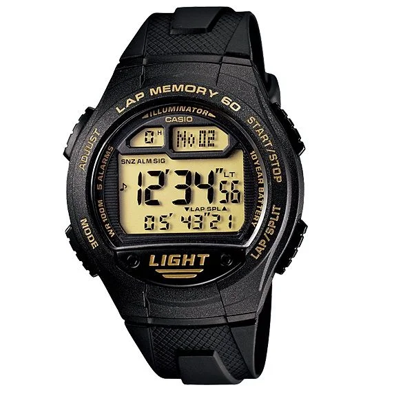 Casio Illuminator Dual Time Watch for men (W-734-9AV)