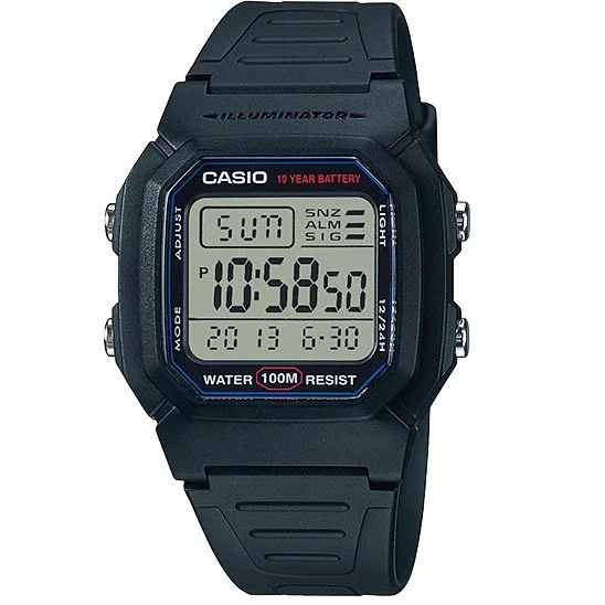 Casio Slandered Watch for men (W-800H-1AV)