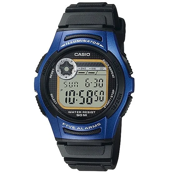 Illuminator Digital sports watch for men by Casio (W-213-2AV)