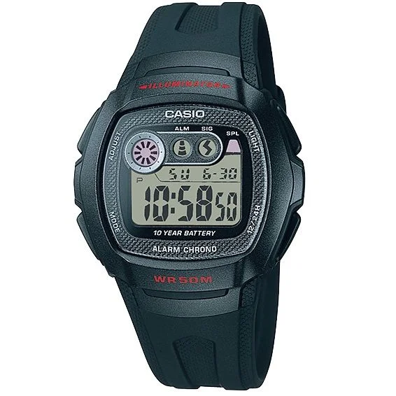 Digital watch with Alarm Chrono for men (W-210-1CV)