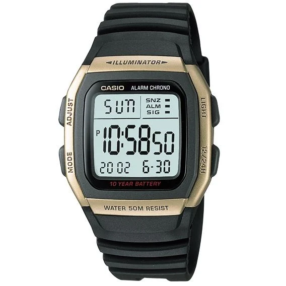 Sports watches for men with Alarm Chrono by Casio (W-96H-9AV)