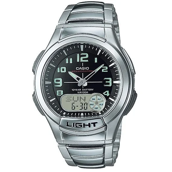 World Time watches for men by Casio (AQ-180WD-1BV)