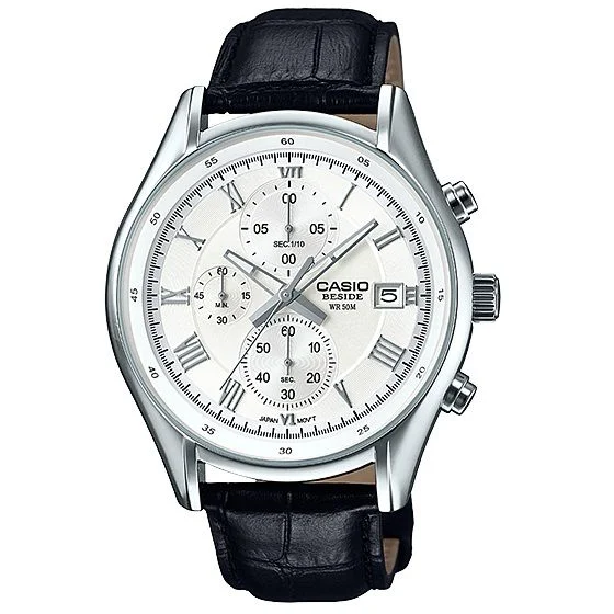 Casio Multi Functional leather belt watch (BEM-512L-7AV)
