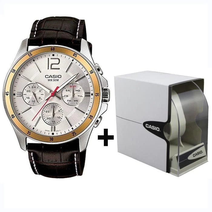 Casio Enticer Gents watches for men (MTP-1374L-7AV)