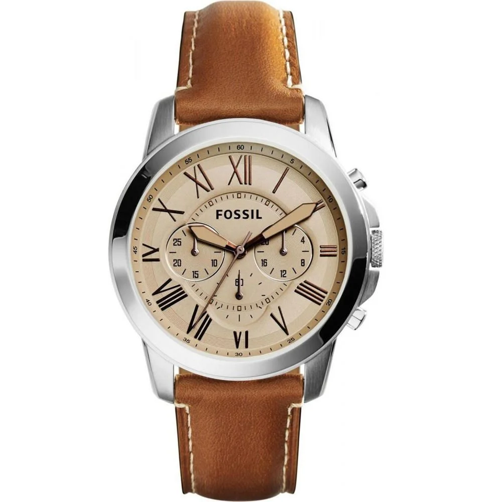 Fossil Dean for Men - Casual Leather Band Watch - FS5118