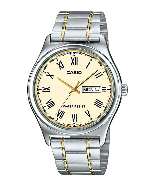 Casio Gold Tone Gents Watch (MTP-V006SG-9B)