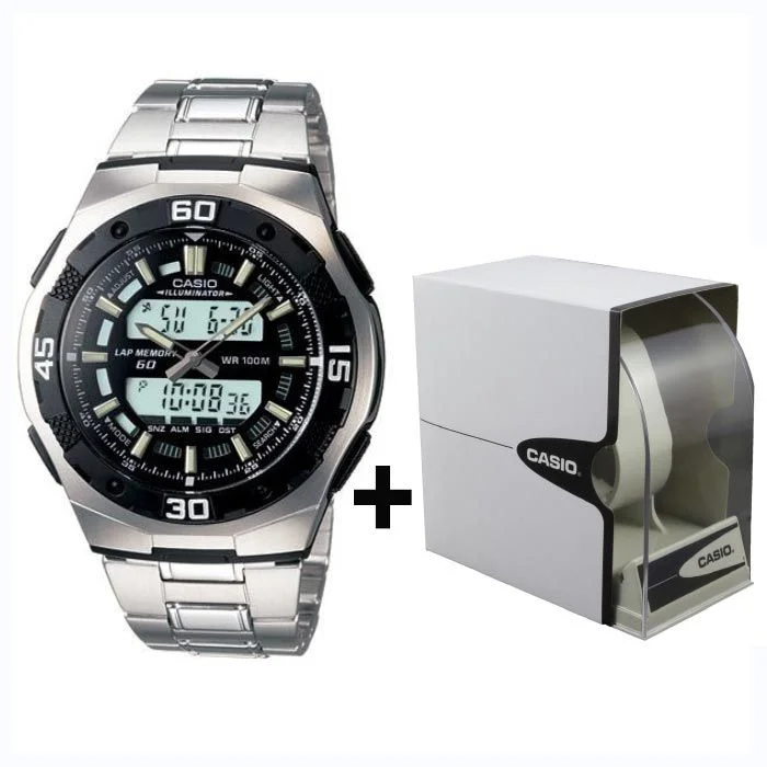 Casio Analog Digital Wrist Watch (AQ-164WD-1AV)