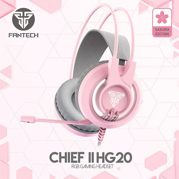 Fantech Chief II HG20 RGB USBa Gaming Headphone - Sakura &amp; Space Edition