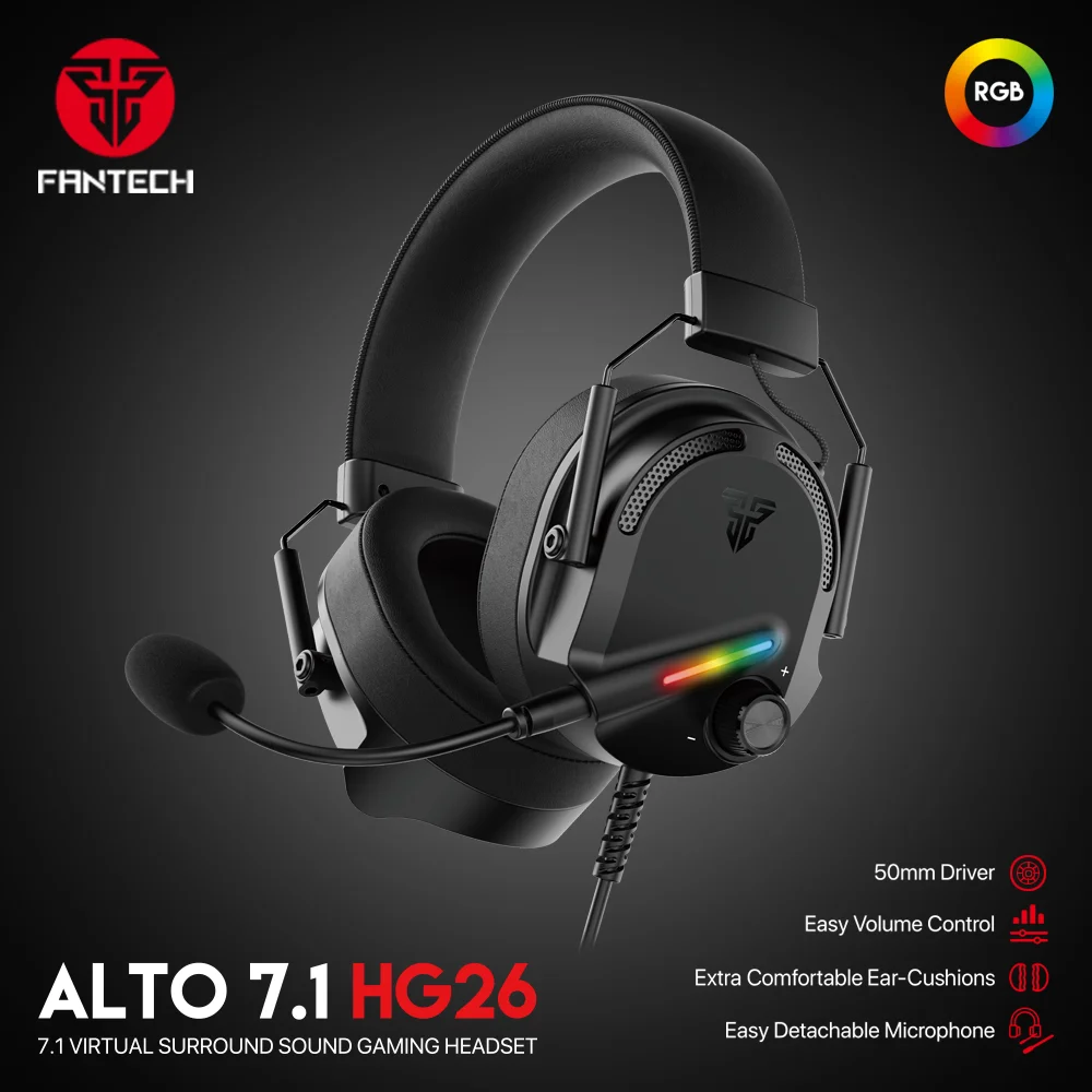 FANTECH ALTO HG26 7.1 Virtual Surround Sound Gaming Headset