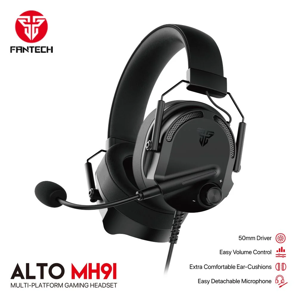 FANTECH ALTO MH91 Built-In Microphone Wired On-Ear Gaming Headset