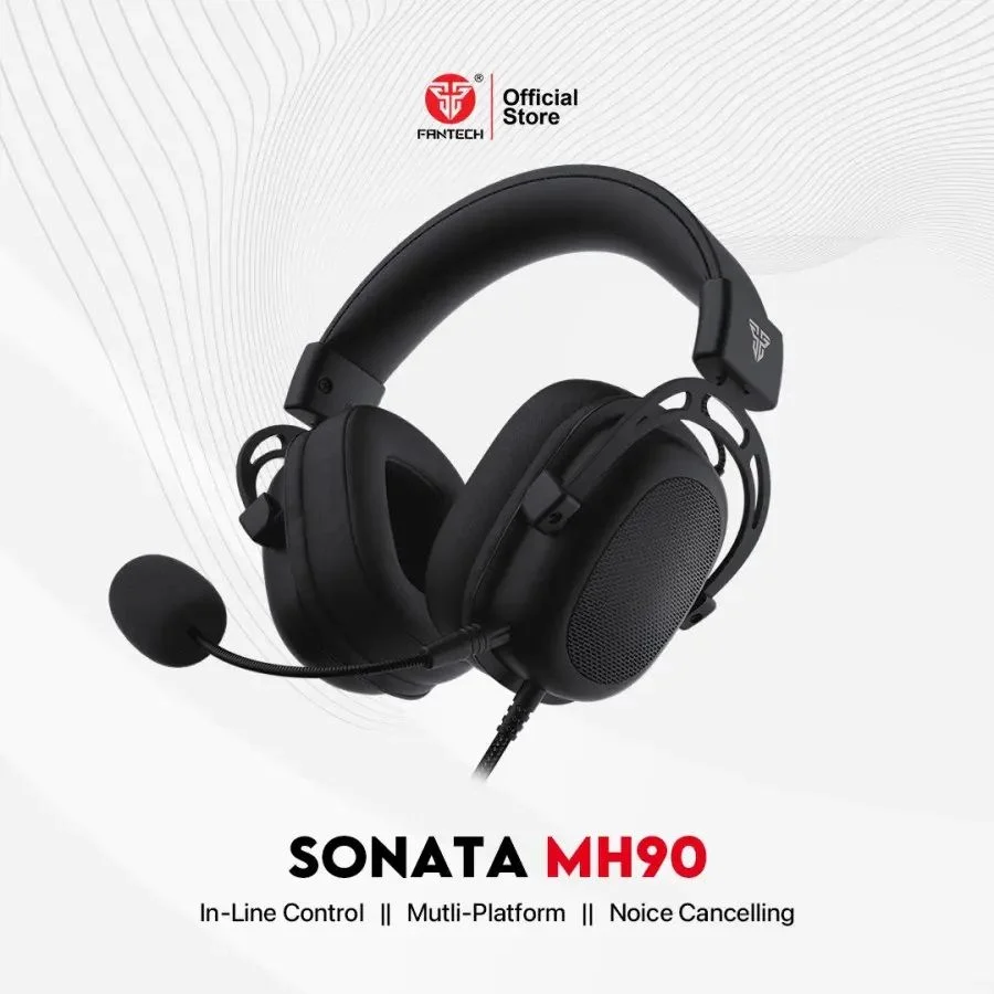 Fantech MH90 SONATA Wired Multi-Platform Black Gaming Headphone
