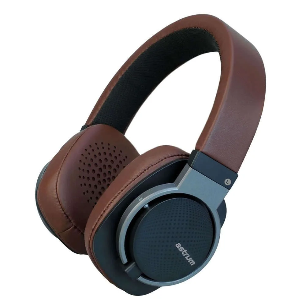 Full Leather Wired Headset 50mm Driver by Astrum (HS710)