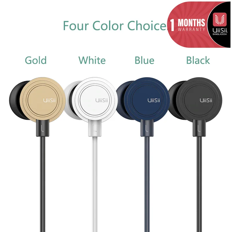 UiiSii HM13 Wired In-Ear Heavy Bass Headphones with Mic