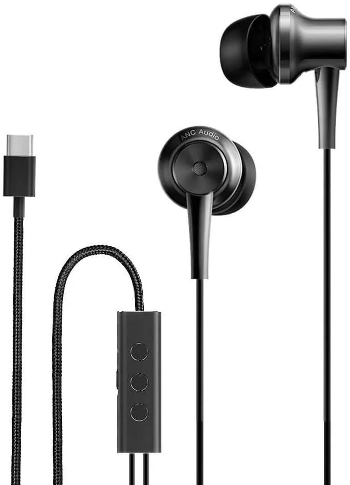 Original Xiaomi ANC Earphone Type-C Noise Cancelling Earphone Wired Control With MIC