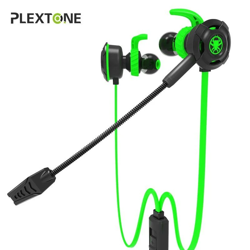 Plextone G30 PC Gaming Headset With Microphone In Ear Bass Noise Cancelling Earphone For Phone, Computer, PS4