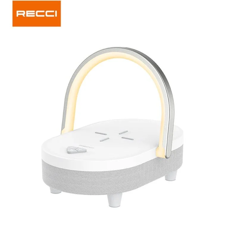 Recci RLS-L16 4in1 Table Lamp Speaker &amp; Wireless Charger