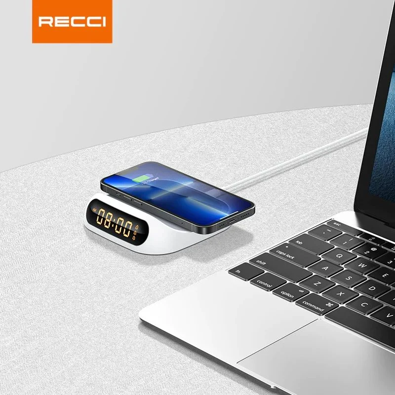 Recci RCW-22 Wireless Charger With Clock