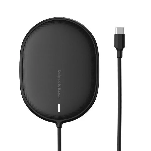 Baseus WXQJ-01 Light Magnetic Wireless Charger suit for IP12 with Type-C cable 1.5m Black