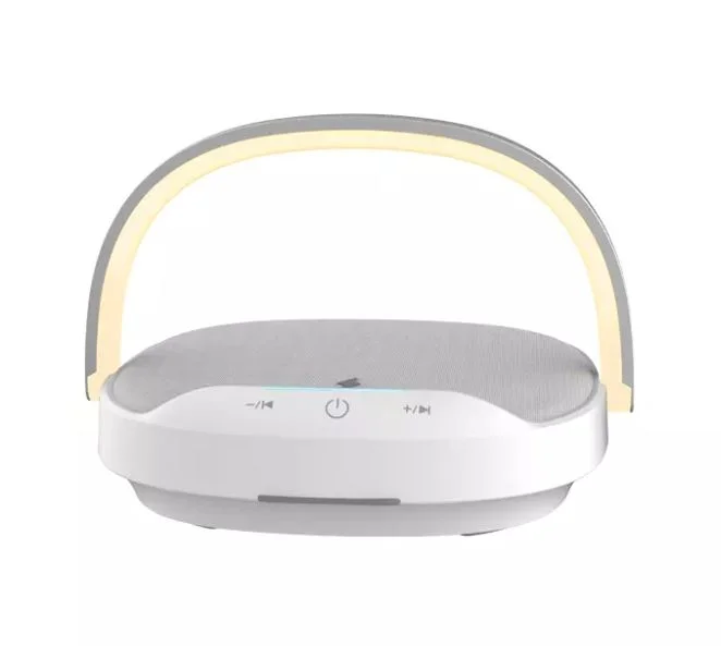 WiWU Y1 3 in 1 Portable Table Lamp Wireless Charger Speaker