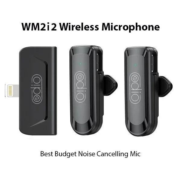 Odio Wireless Microphone For iPhone/iPad (WM2i2)