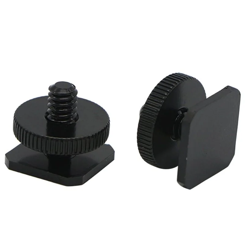 1/4 inch Tripod Mount Screw Flash Hot Shoe Adapter Stand for Camera Studio Accessory (1pc)
