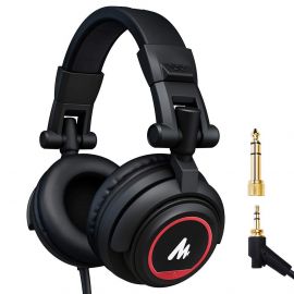 Maono AU-MH501 Professional Studio Monitor Headphone, Over Ear with 50mm Driver for Gaming, DJ, Studio and Microphone Recording 1007983