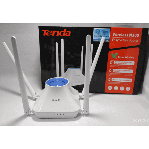 Tenda Wireless F6 300Mbps N300 Easy Setup 4 Antenna Router