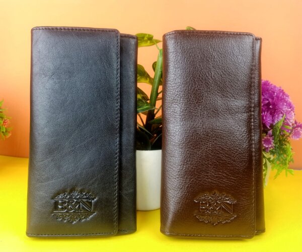 Leather Goods BD - Price: 1200 Taka Premium leather long wallets